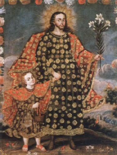 st.joseph and the christ child, Dirck van  Delen